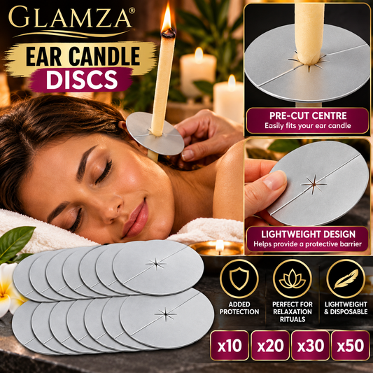 Glamza Ear Candle Protective Discs – Safety Guards for Ear Candling