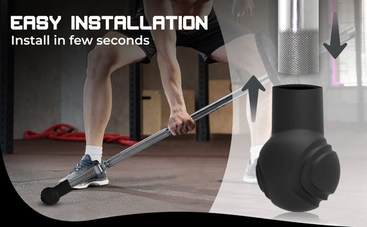 Generise Gym 'Barbell Bomb' Portable Landmine Ball