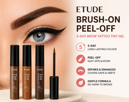 Etude Brush On Peel Off 5 Day Brow Tattoo Tint Gel