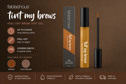 Fablashous Tint My Brows™ Peel-Off Eyebrow Tint Gel | Long-Lasting Brow Tattoo