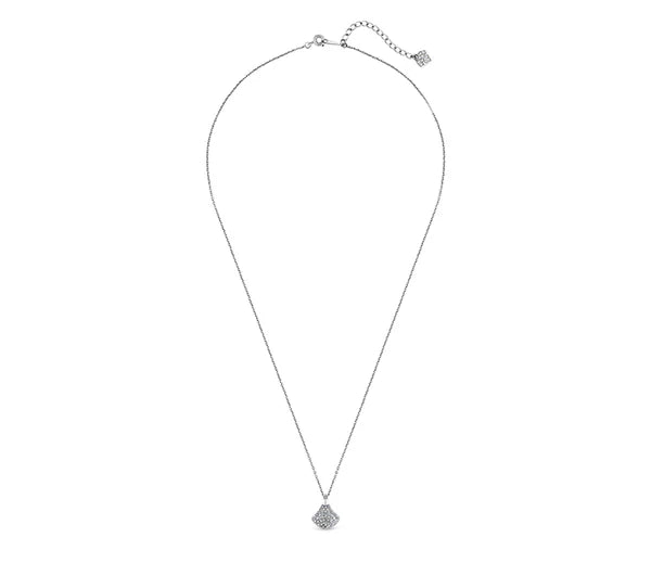 Diamond Style London - Fan pendant with crystals in rhodium plating (Item code: Fanpencrystal)