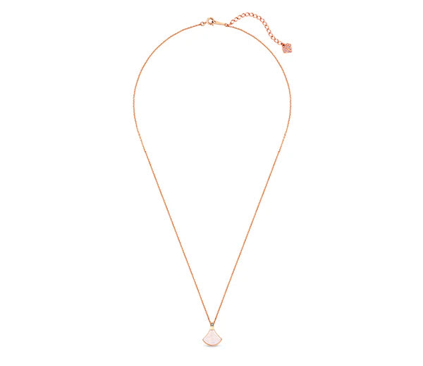 Diamond Style London - Fan pendant in rose gold plating (Item code: Fanpenrose)