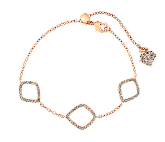 Diamond Style London - Fantasy Bracelet in Rose Gold Plating (Item code: Fantasybrarose)