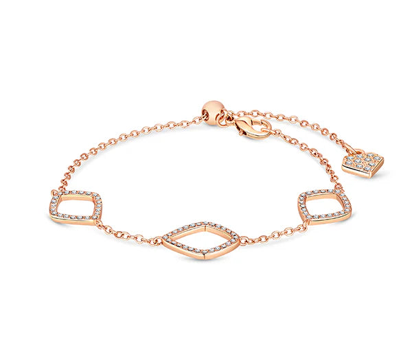 Diamond Style London - Fantasy Bracelet in Rose Gold Plating (Item code: Fantasybrarose)