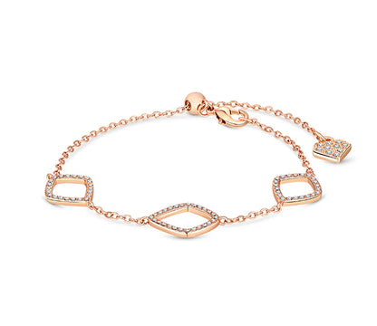 Diamond Style London - Fantasy Bracelet in Rose Gold Plating (Item code: Fantasybrarose)