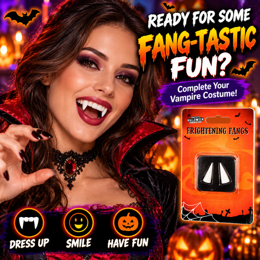 Halloween Spooky Vampire Fangs – Fake Teeth – Fancy Dress Accessories
