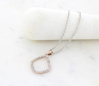 Diamond Style London - Fantasy Pendant in Rose Gold Plating (Item code: Fantasypenrose)