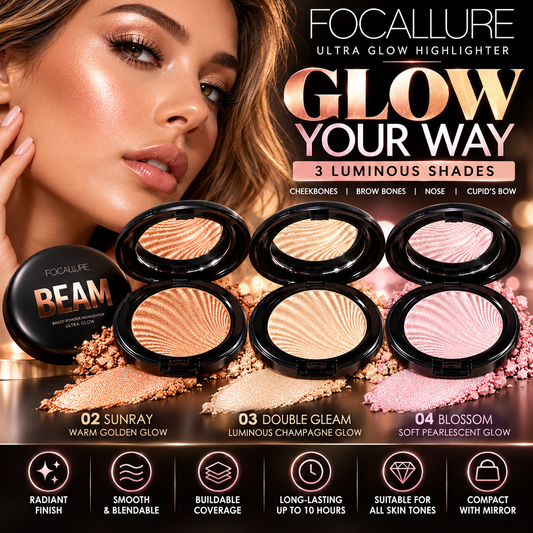 Focallure Ultra Glow Beam Highlighter - Cruelty Free!