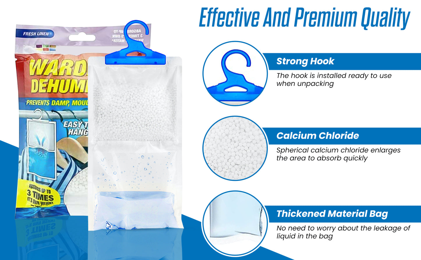 Hanging Wardrobe Dehumidifiers – Citrus, Lavender & Fresh Linen