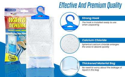 Hanging Wardrobe Dehumidifiers – Citrus, Lavender & Fresh Linen