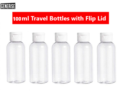 100ml Empty Refillable Bottle with Flip Lid