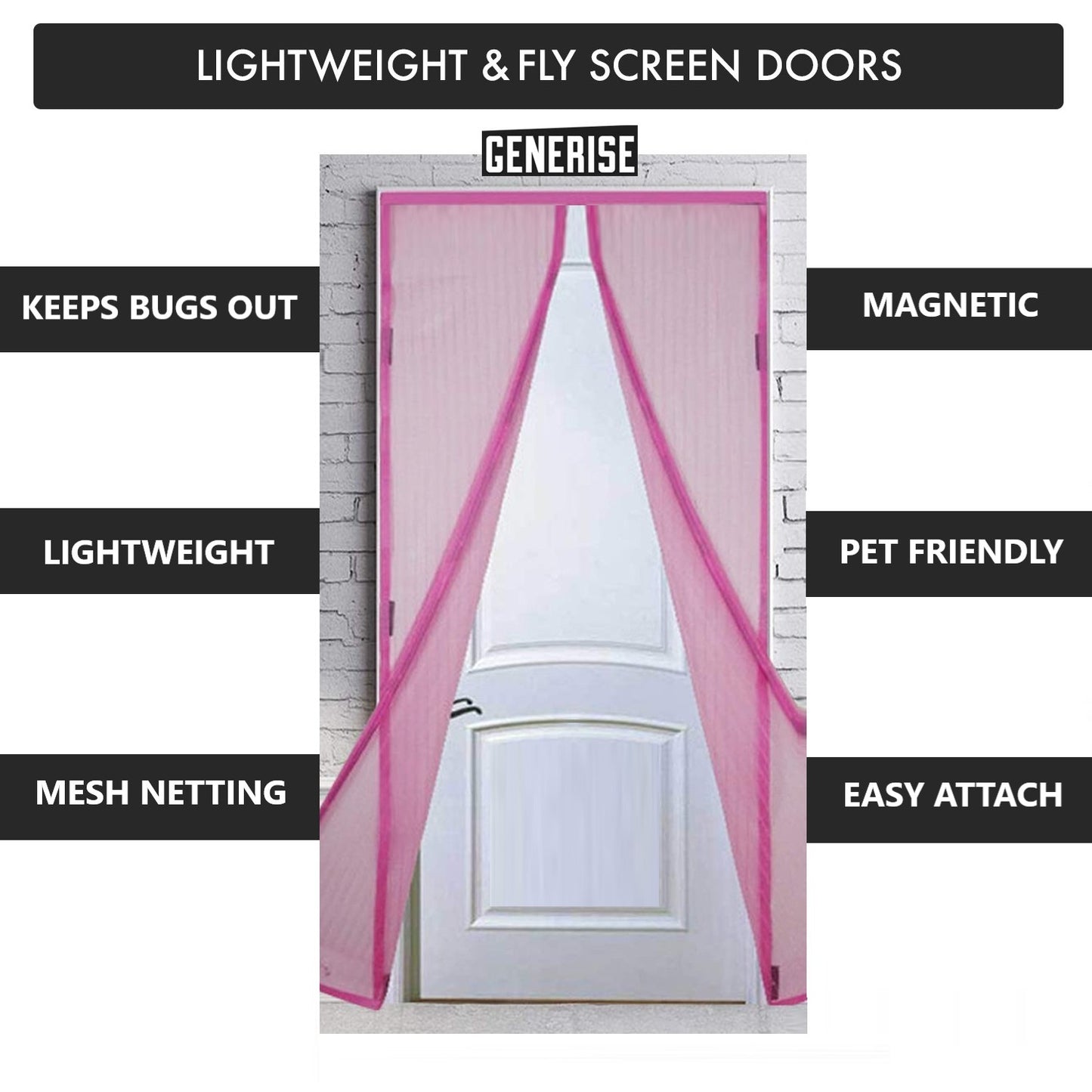 Magic Mesh Mosquito Nets - 5 Colours