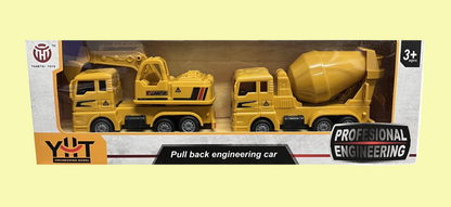 Children's Car Truck Vehicle Series - Pull Back Function - Toys - 7 Types!!
