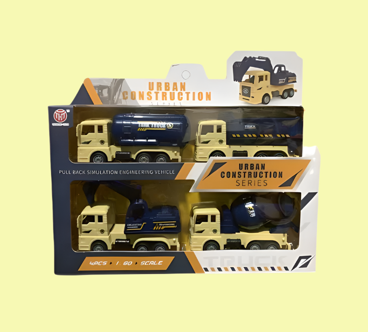 Children's Car Truck Vehicle Series - Pull Back Function - Toys - 7 Types!!