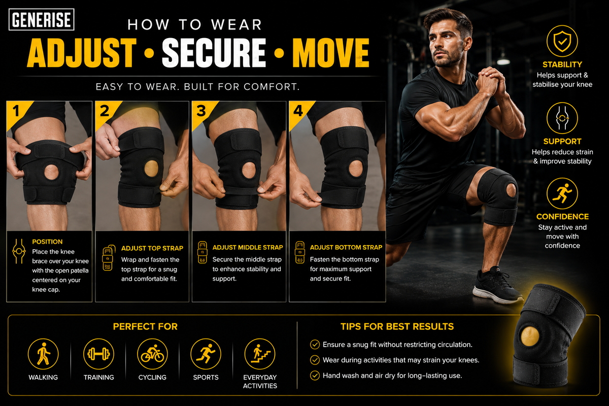 Generise Adjustable Knee Brace – Medical Performance Support