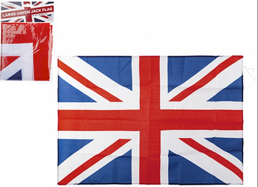 Union Jack Flag with String 90cm x 60cm 3ft x 2ft