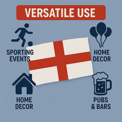 Generise World Cup England Flag – Large 76cm x 50cm with Flag Pole Loop
