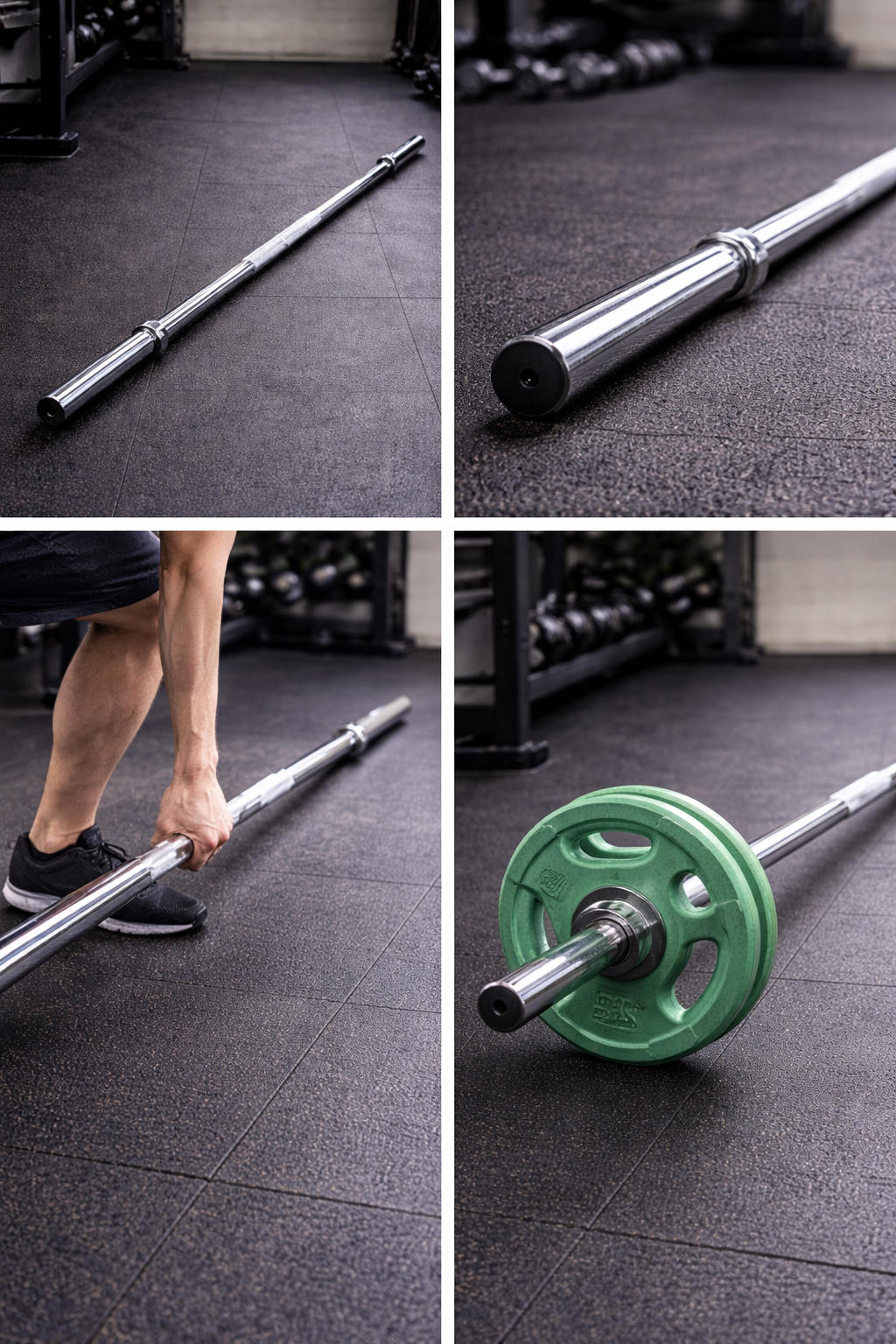 Generise Gym Studio Barbell Bar - 30mm Studio Bar for 30mm Plates