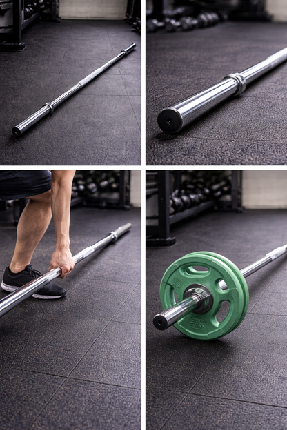 Generise Gym Studio Barbell Bar - 30mm Studio Bar for 30mm Plates