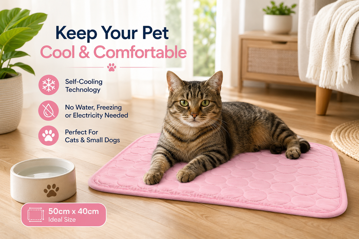 Generise Pet Cooling Mat 50cm x 40cm - Pink