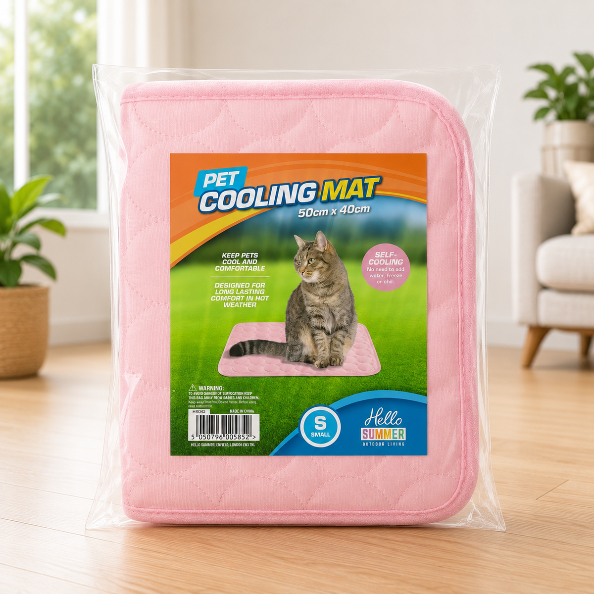 Generise Pet Cooling Mat 50cm x 40cm - Pink