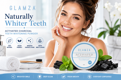 Glamza Teeth Whitening Charcoal Powder 50g