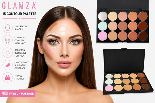 Glamza 15 Shade Contour & Concealer Palette