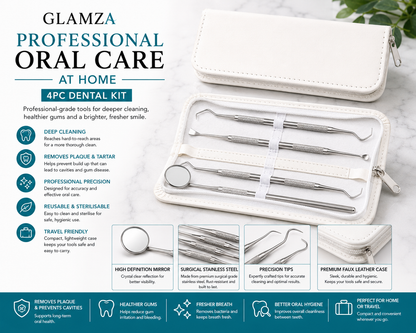 Glamza 4pc Dental Kit