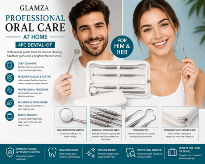 Glamza 4pc Dental Kit