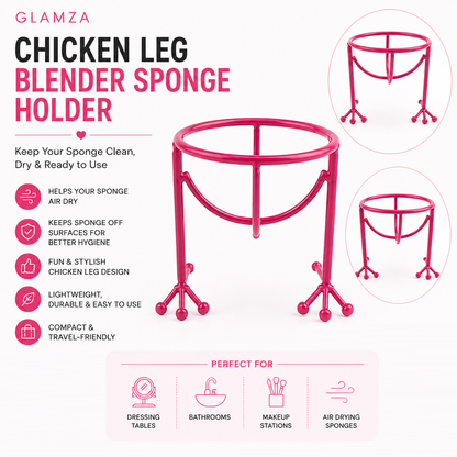 Glamza Beauty Blender Chicken Leg Holder