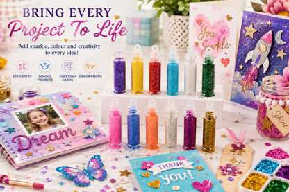 Glamza Mini Glitter Bottles 3g