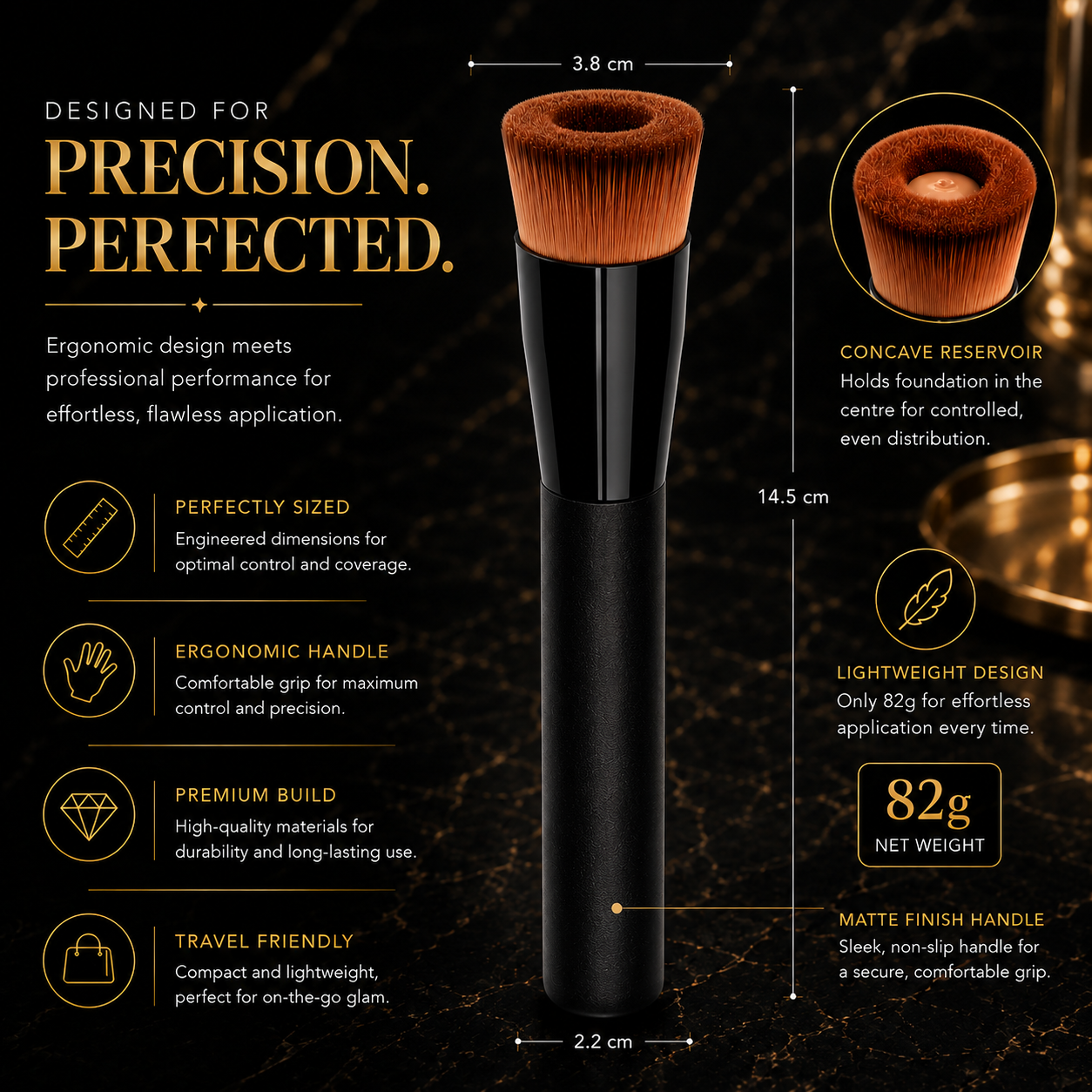 Glamza Liquid Foundation Brush