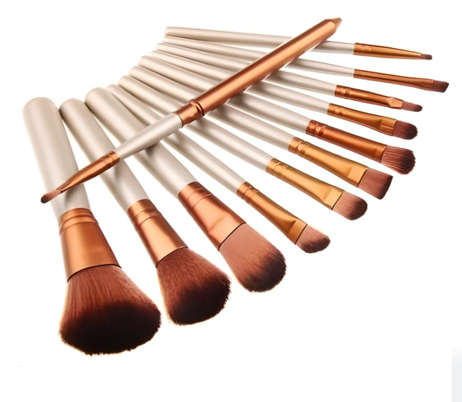 12pc Brush Set With Metal Storage Case