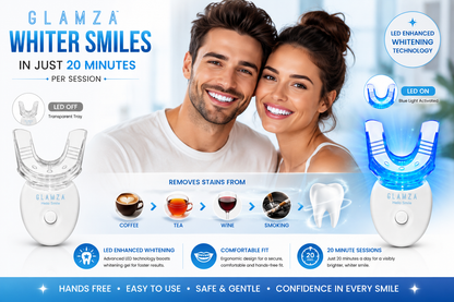 Glamza Hello Smile LED Teeth Whitening Mouth Tray