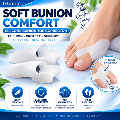 Silicone Bunion Toe Correctors Pair