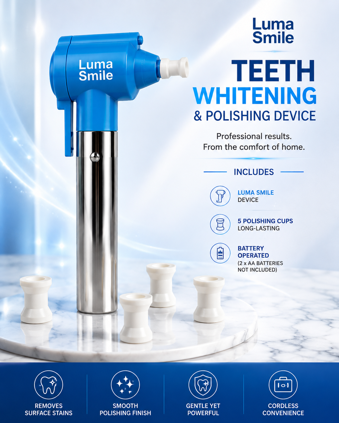 Luma Smile Teeth Whitening and Polishing Device
