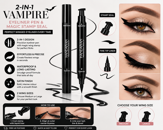 2 in 1 Vampire Eyeliner Pen & Magic Stamp Seal