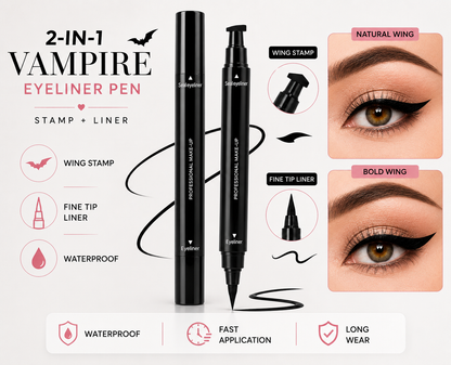 2 in 1 Vampire Eyeliner Pen & Magic Stamp Seal