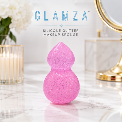 Silicone Glitter Makeup Sponge – Effortless, Mess-Free Application