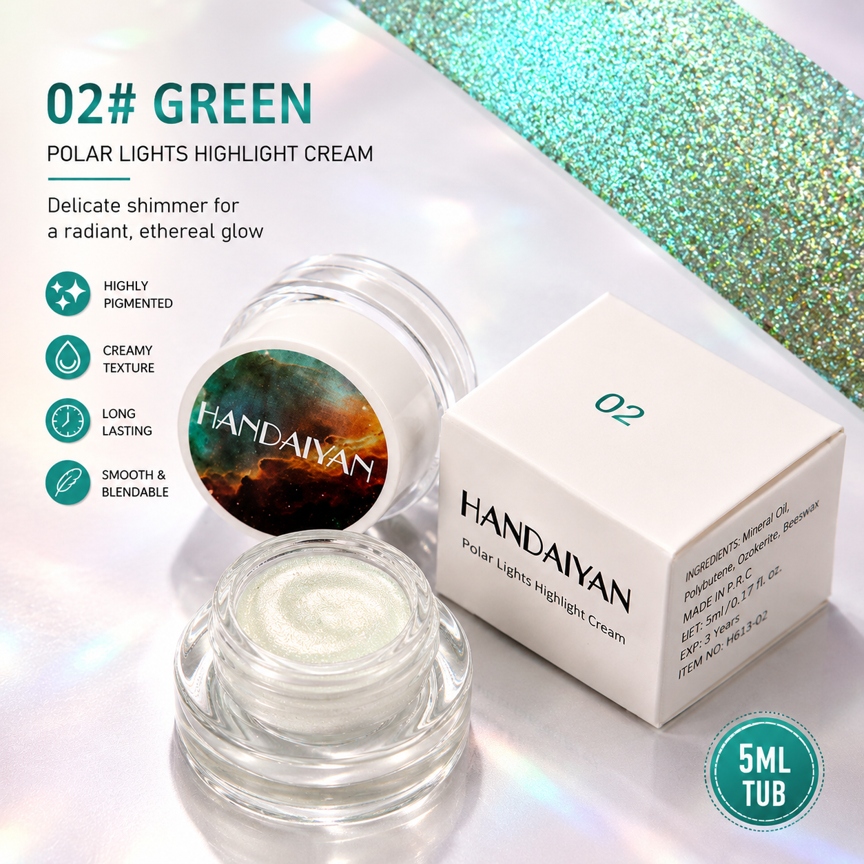 Glamza Christmas Polar Highlight Cream