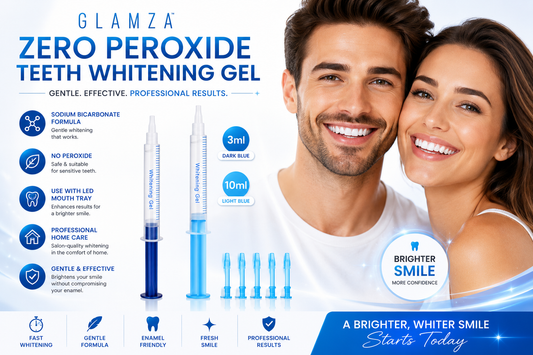 Glamza Non Peroxide Teeth Whitening Gel 3ml & 10ml