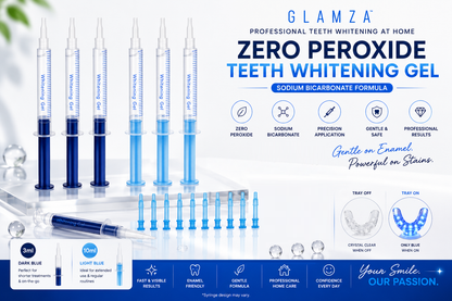 Glamza Non Peroxide Teeth Whitening Gel 3ml & 10ml