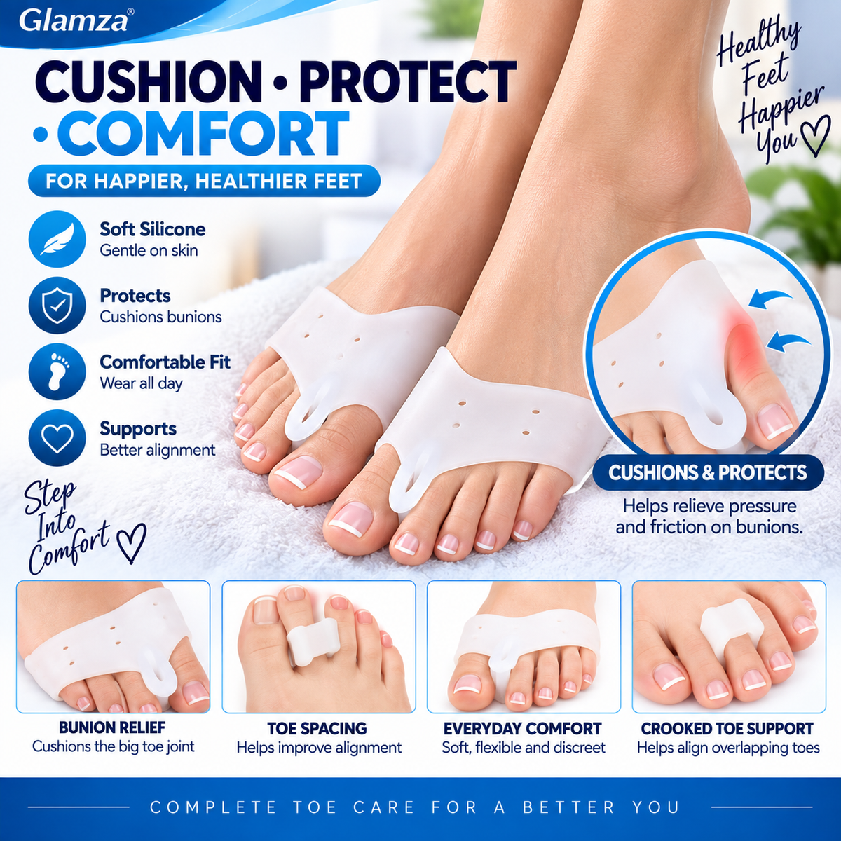 10pc Bunion Buddy Foot Care Kit