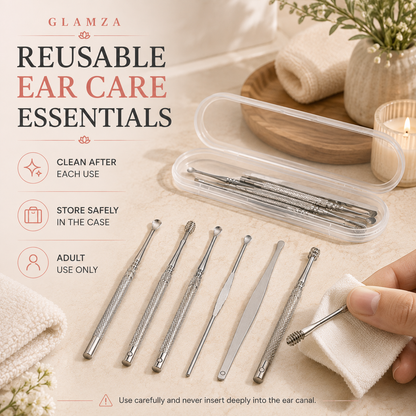 Glamza 6pc Ear Wax Removal Kit