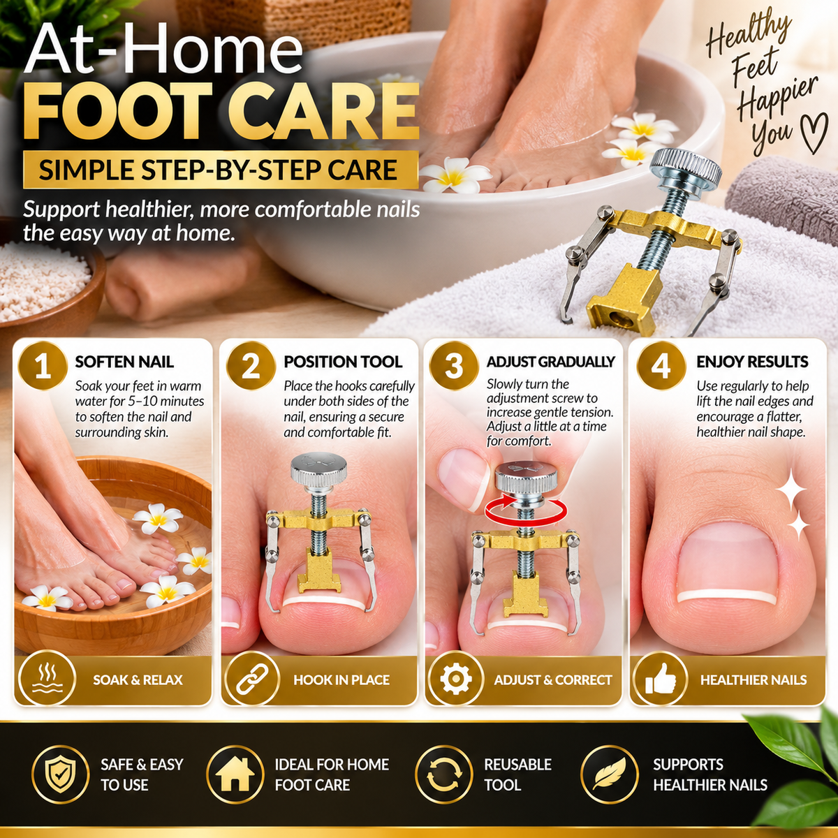 Ingrown Toenail Corrector Clamps – Professional Relief & Nail Reshaping Tool