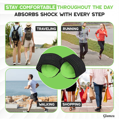 Glamza Reversible Cushioned Foot Arch Supports
