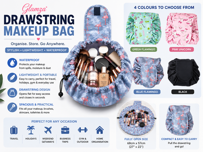 Glamza Magic Drawstring Travel Pouches - 4 Options