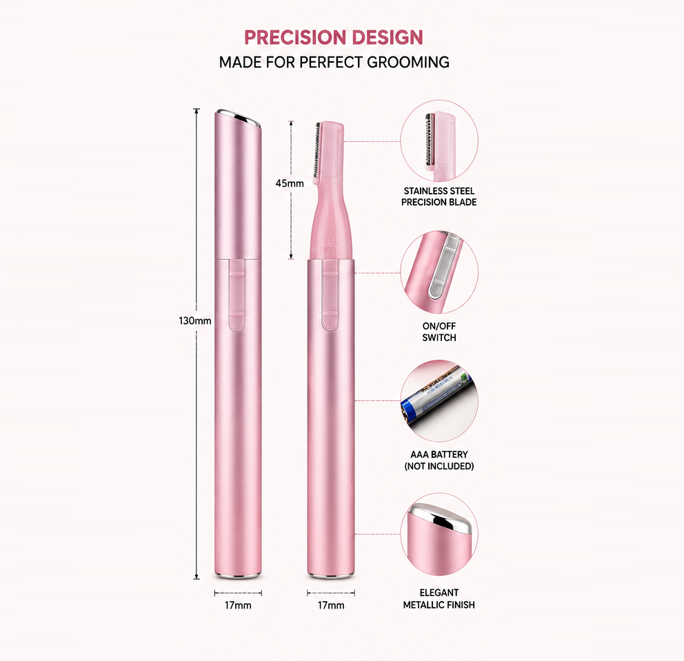 Glamza Electric Eyebrow Trimmer and Body Shaver