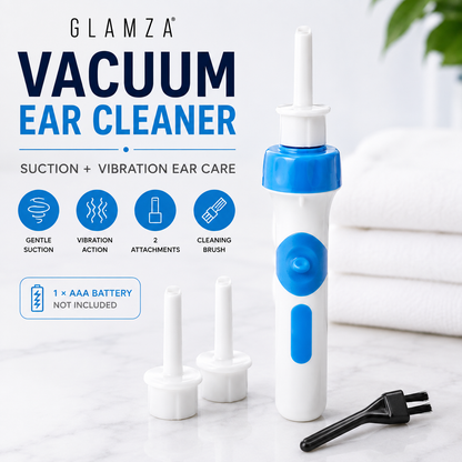 Glamza Vacuum Ear Cleaner – Suction & Vibration Ear Cleaning Kit - Version 1