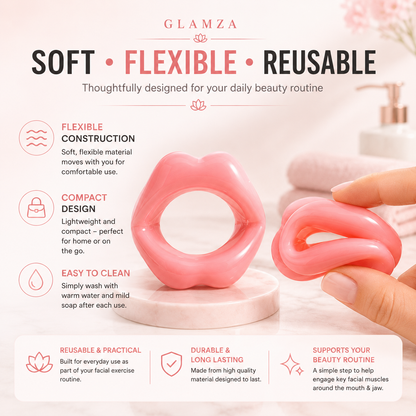 Glamza Face Toner & Exerciser – Facial Muscle Exercise Tool